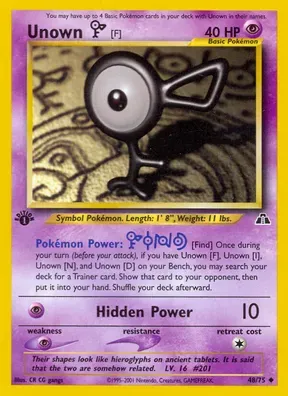 Unown [F] #48