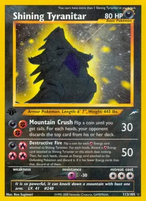 Shining Tyranitar #113