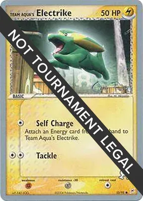 Team Aqua's Electrike #53