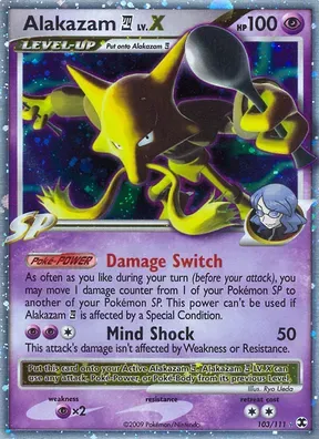 Alakazam E4 LV.X #103