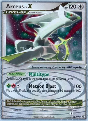 Arceus LV.X #95