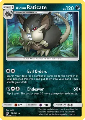 Alolan Raticate #77