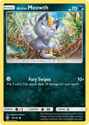 Alolan Meowth #78
