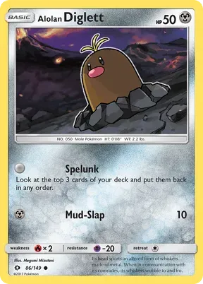 Alolan Diglett #86