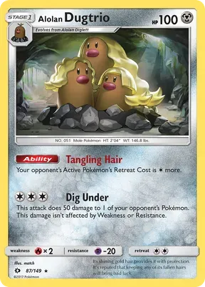Alolan Dugtrio #87
