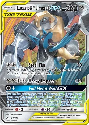 Lucario & Melmetal-GX #120