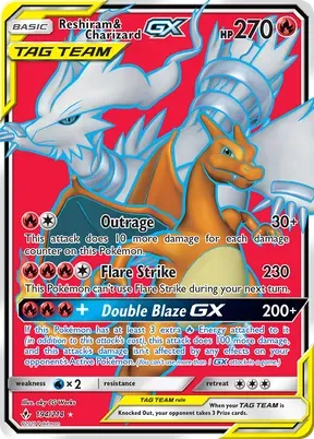 Reshiram & Charizard-GX #194