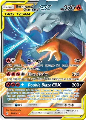 Reshiram & Charizard-GX #20