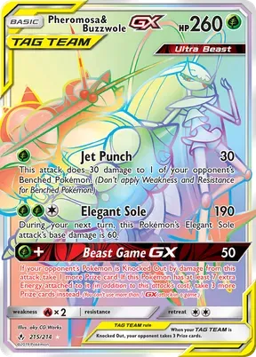 Pheromosa & Buzzwole-GX #215