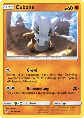 Cubone #105