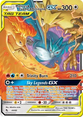 Moltres & Zapdos & Articuno-GX #44