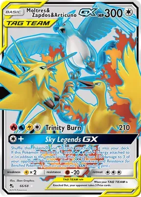 Moltres & Zapdos & Articuno-GX #66