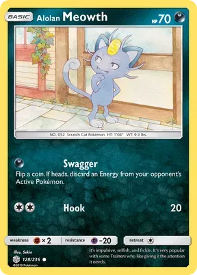 Alolan Meowth #128