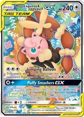 Mega Lopunny & Jigglypuff-GX #226