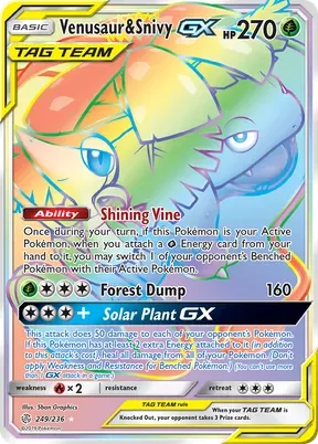 Venusaur & Snivy-GX #249