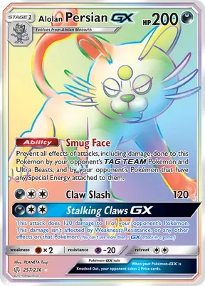 Alolan Persian-GX #257