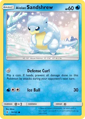 Alolan Sandshrew #19