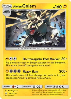Alolan Golem #42
