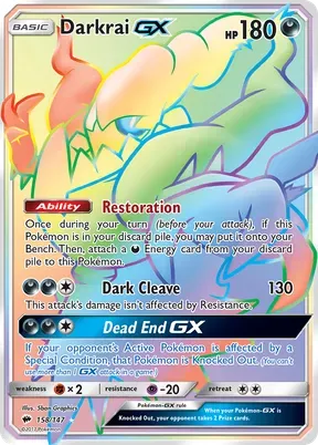 Darkrai-GX #158