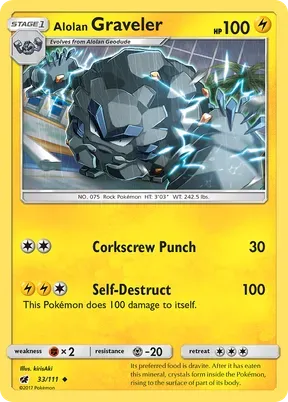 Alolan Graveler #33