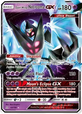 Dawn Wings Necrozma-GX #63