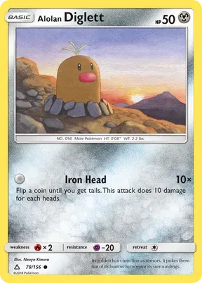 Alolan Diglett #78