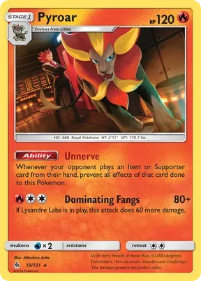 Pyroar #19