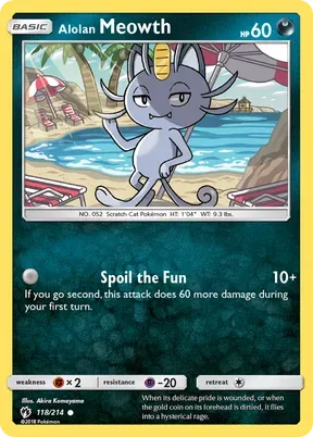 Alolan Meowth #118