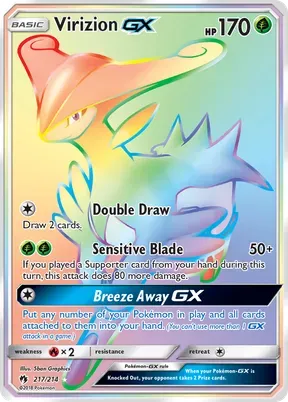 Virizion-GX #217