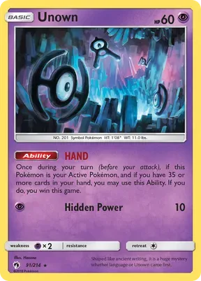 Unown #91