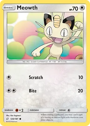 Meowth #125