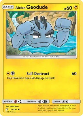 Alolan Geodude #34