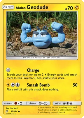 Alolan Geodude #35