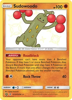 Sudowoodo #SV20