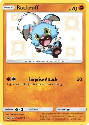 Rockruff #SV23