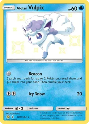 Alolan Vulpix #SV8
