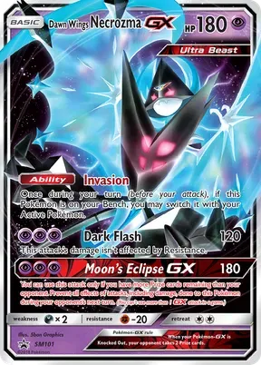Dawn Wings Necrozma-GX #SM101