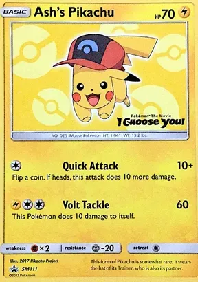 Ash's Pikachu #SM111