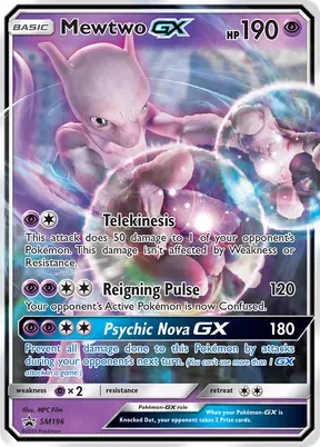 Mewtwo-GX #SM196