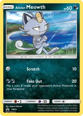 Alolan Meowth #SM43