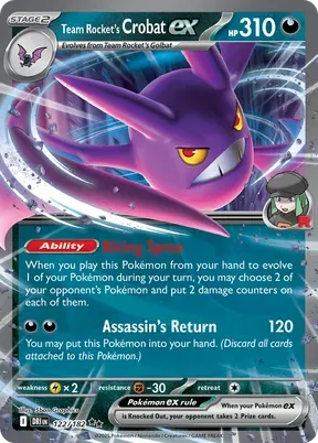 Team Rocket's Crobat ex #122