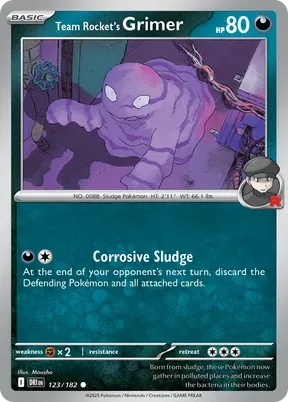 Team Rocket's Grimer #123