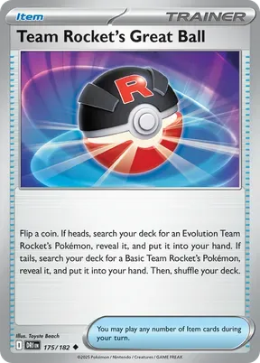 Team Rocket's Great Ball #175