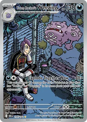 Team Rocket's Weezing #199