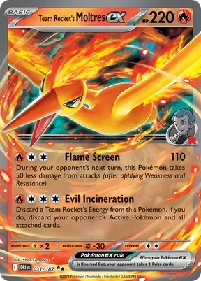 Team Rocket's Moltres ex #31