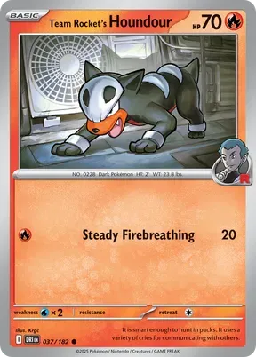 Team Rocket's Houndour #37