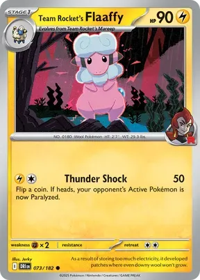 Team Rocket's Flaaffy #73