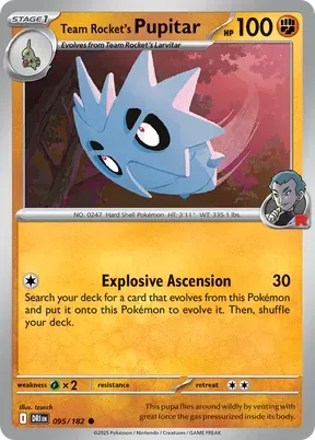 Team Rocket's Pupitar #95