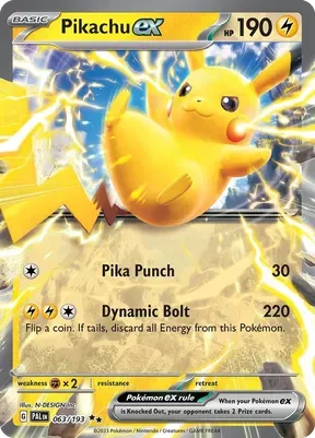 Pikachu ex #63