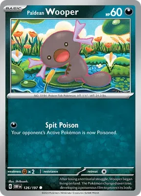 Paldean Wooper #126